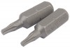 DRAPER EXPERT 2 X T8 TORX X 26MM X 1/4\" HEXAGON SHOT BLAST SCREWDRIVER BITS